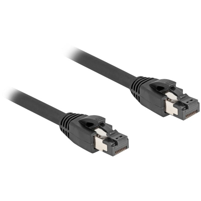 DeLOCK Netzwerkkabel RJ-45 Cat.8.1 S/FTP, bis 40 Gbps (schwarz, 15 Meter)