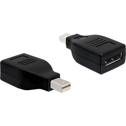 DeLOCK Adapter DisplayPort mini auf DisplayPort (schwarz, Lite Retail)