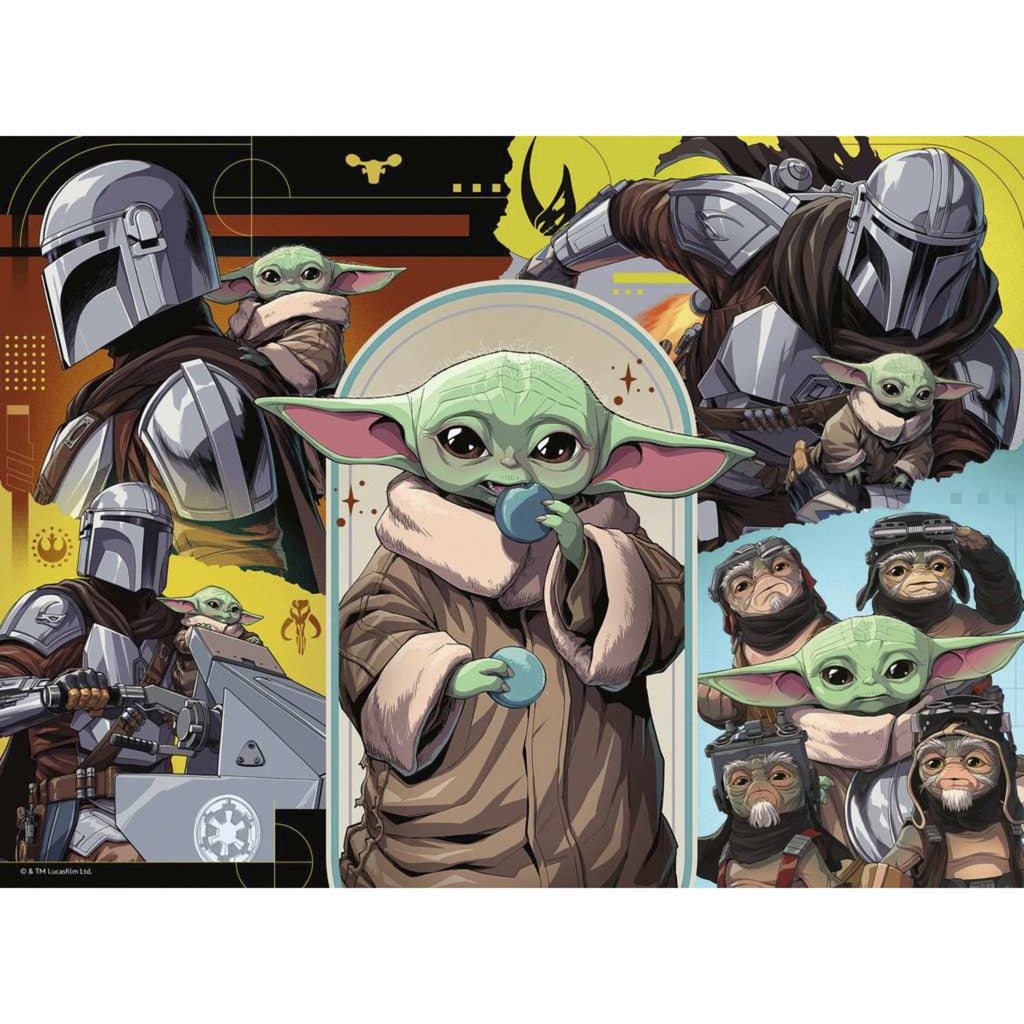 Kinderpuzzle Star Wars - The Mandalorian & Grogu