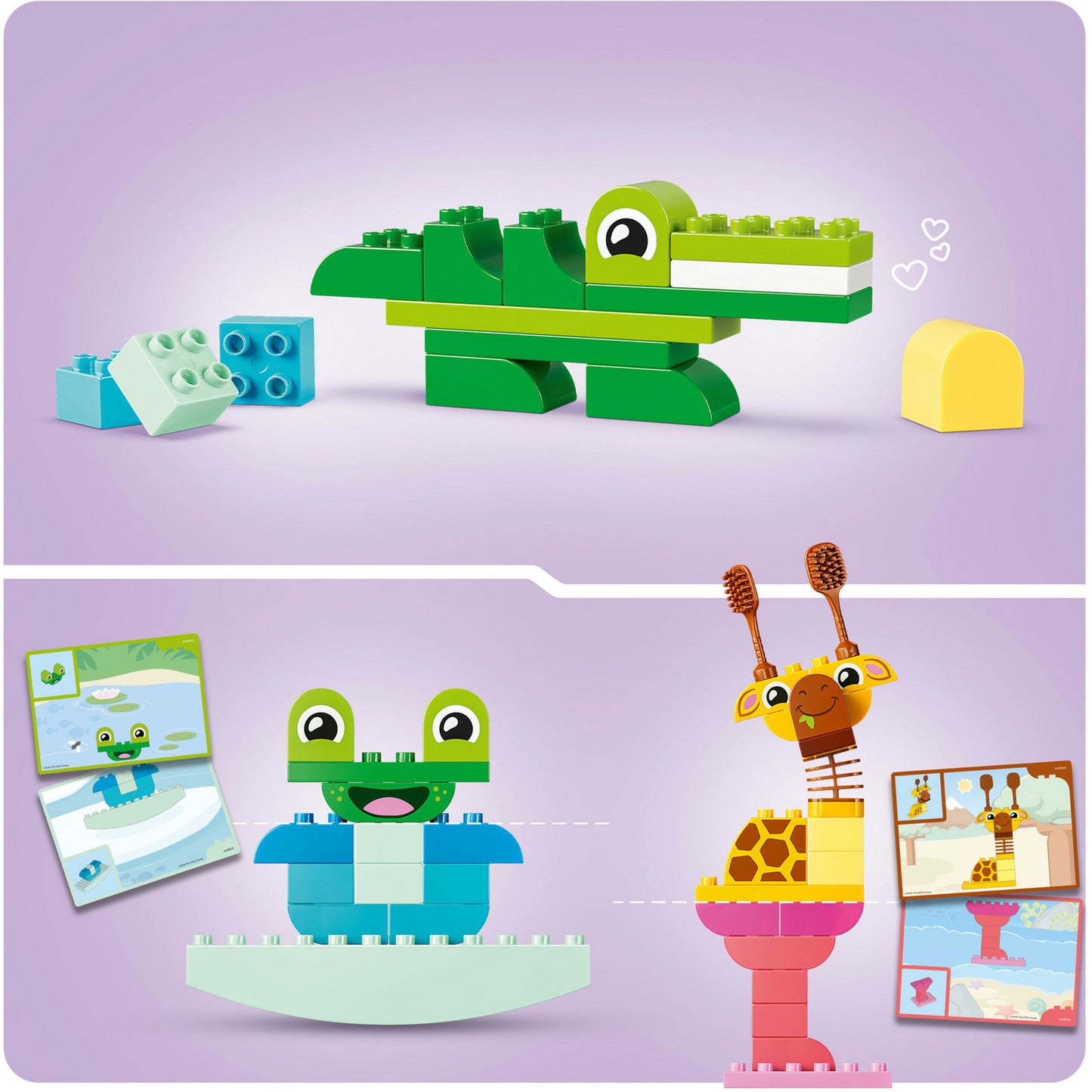 10472 DUPLO Wir Bauen Tiere, Konstruktionsspielzeug