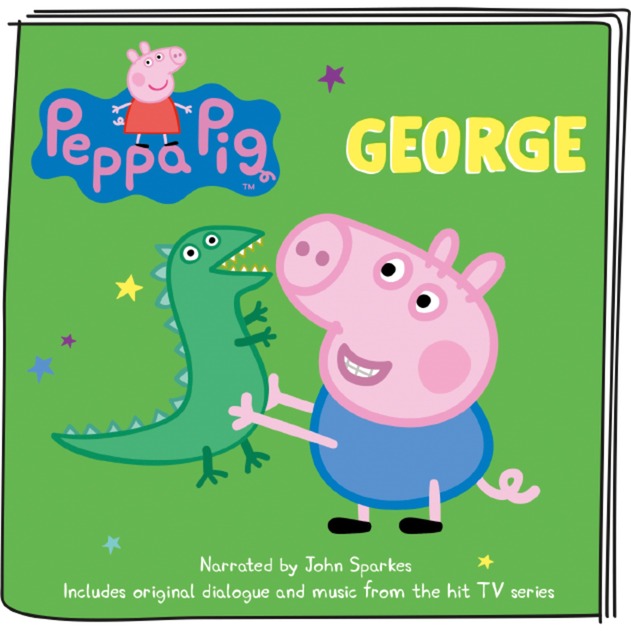 Tonies Peppa Pig - George Pig (Hörspiel mit Liedern, englische Sprachausgabe)