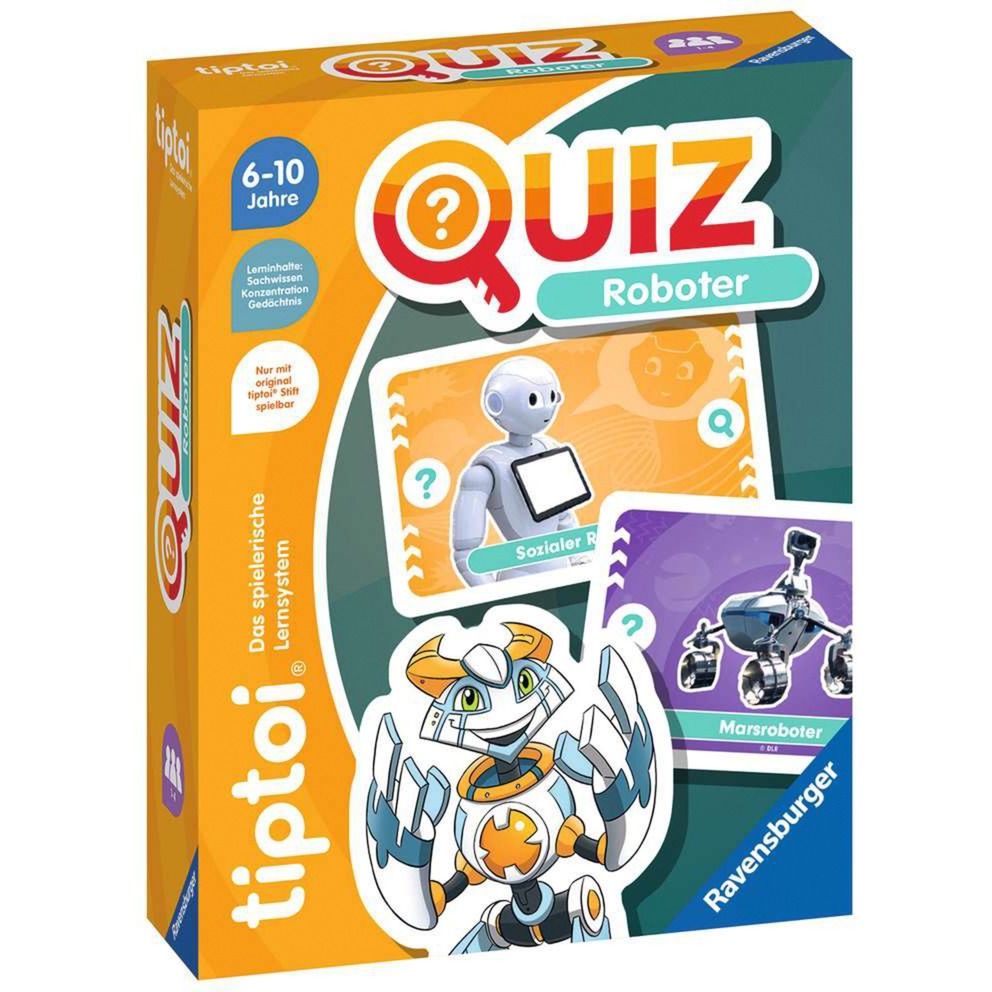 Ravensburger tiptoi Quiz Roboter, Quizspiel