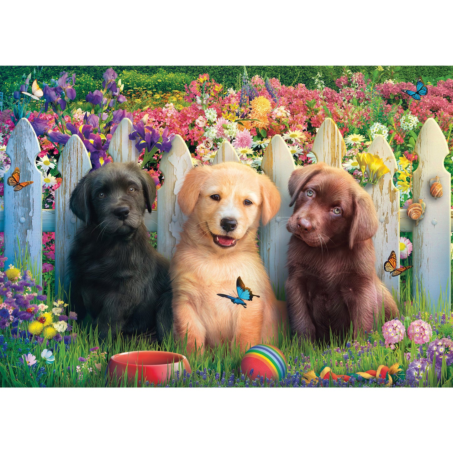 Süsse Welpenszene, Puzzle