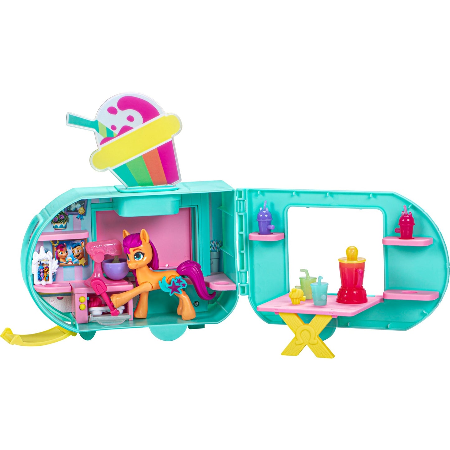 Hasbro My Little Pony Sunny Starscout Smoothie Truck, Spielfahrzeug