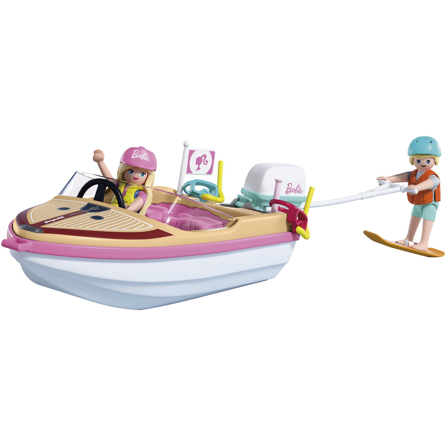 72122 Barbie Abenteuerboot, Konstruktionsspielzeug