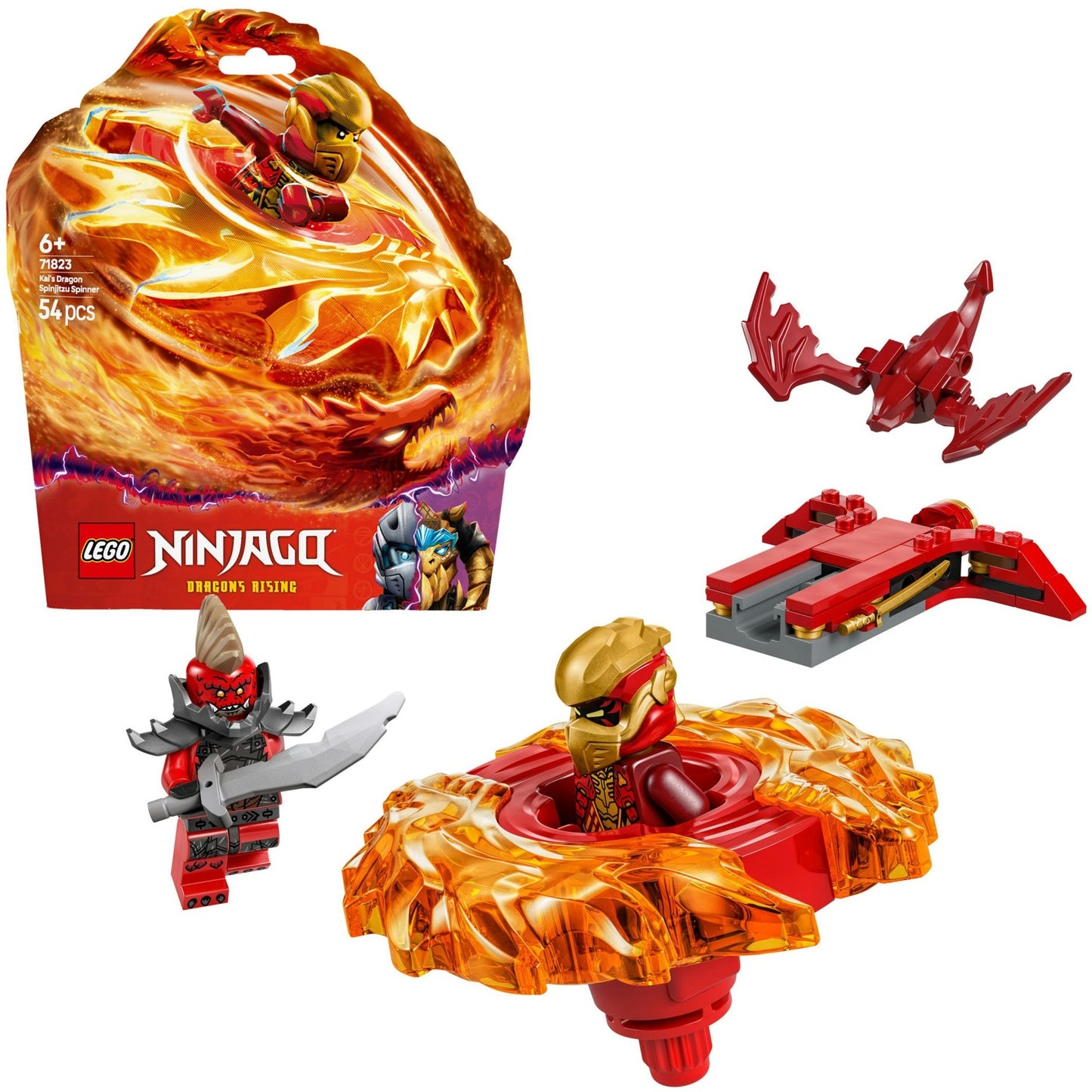 71823 Ninjago Kais Drachen-Spinjitzu-Spinner, Konstruktionsspielzeug