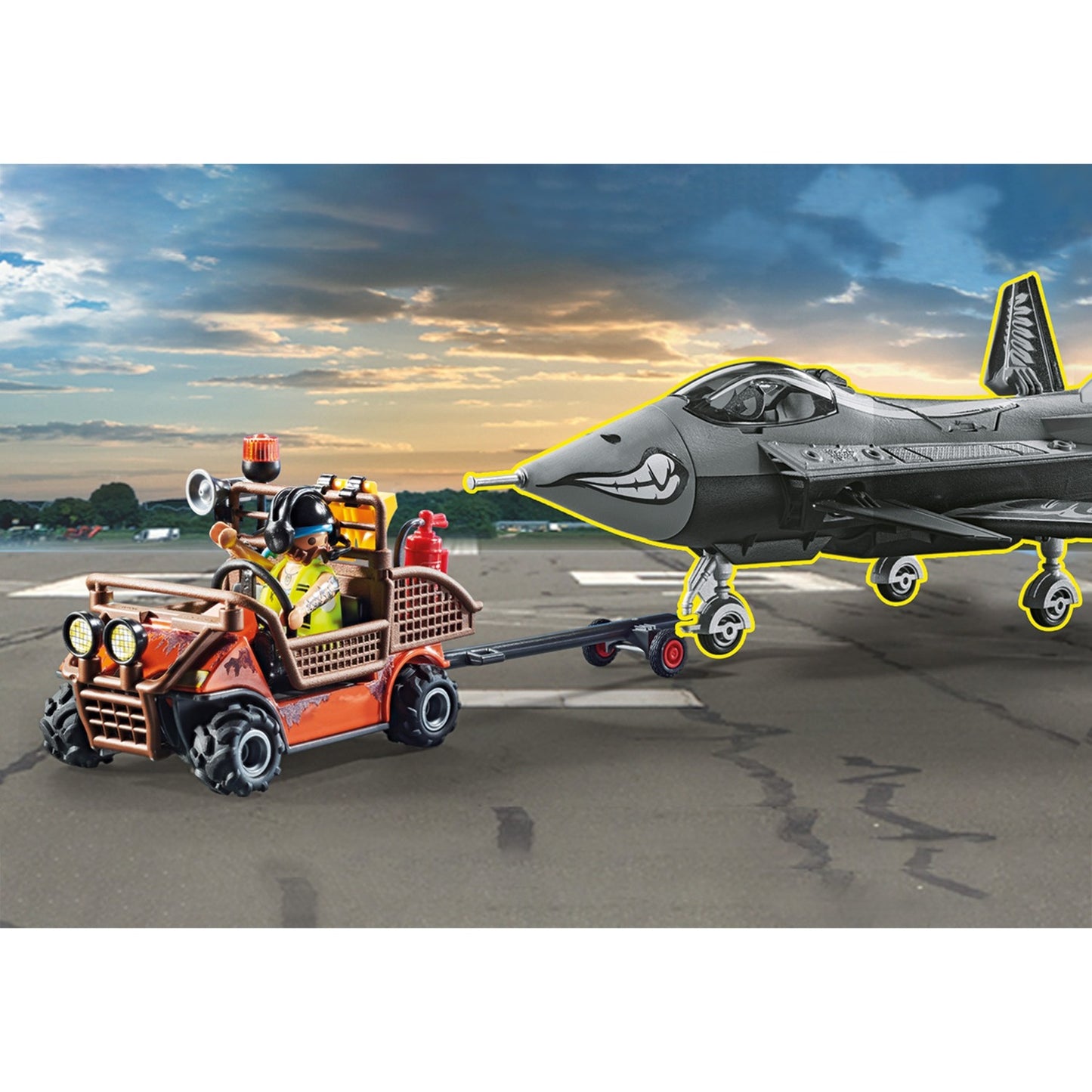 PLAYMOBIL 70835 Air Stuntshow mobiler Reparaturservice, Konstruktionsspielzeug