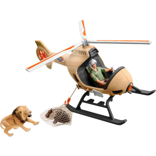 Schleich Wild Life Helikopter Tierrettung