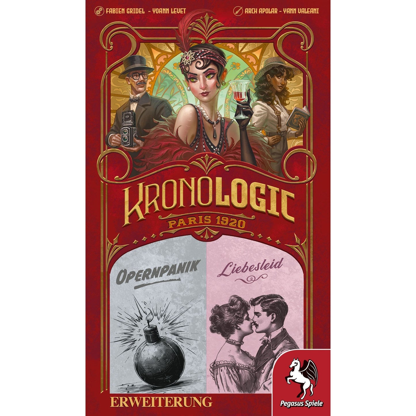 Kronologic - Paris1920: Liebesleid & Opernpanik, Brettspiel