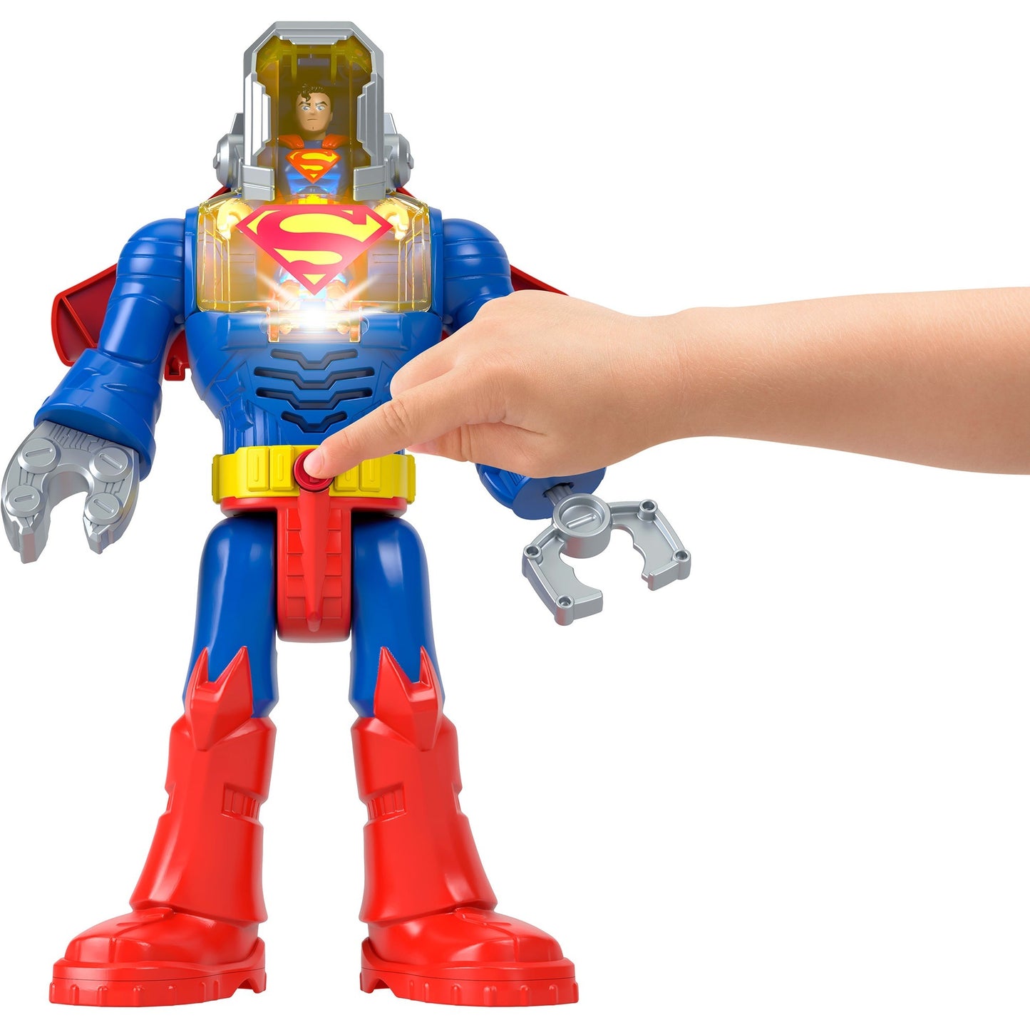 Imaginext DC Super Friends Superman Insider im Exo-Anzug, Spielfigur