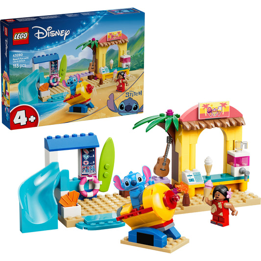 43280 Disney Classic Spass am Strand mit Lilo und Stitch, Konstruktionsspielzeug