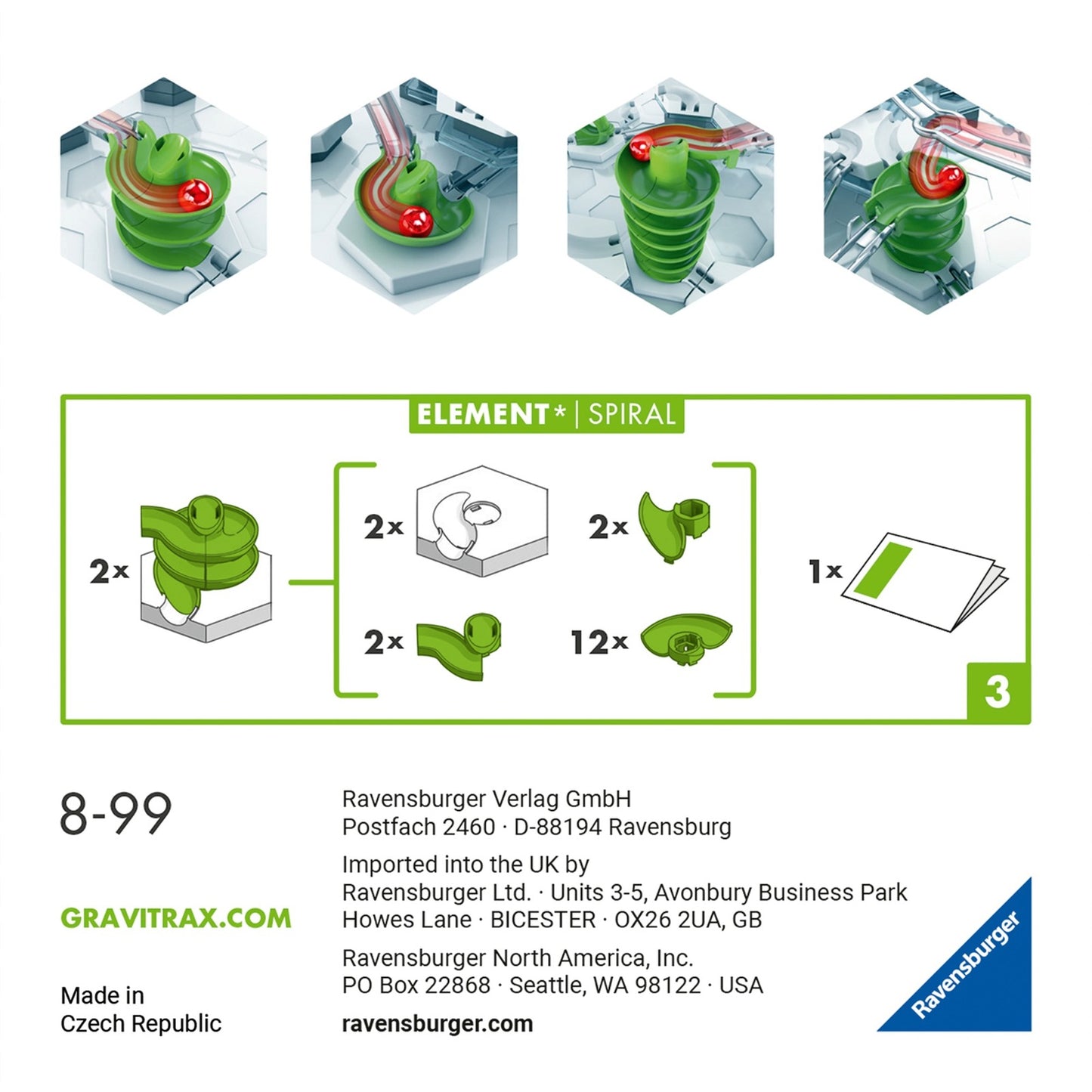 Ravensburger GraviTrax Element Spiral, Bahn