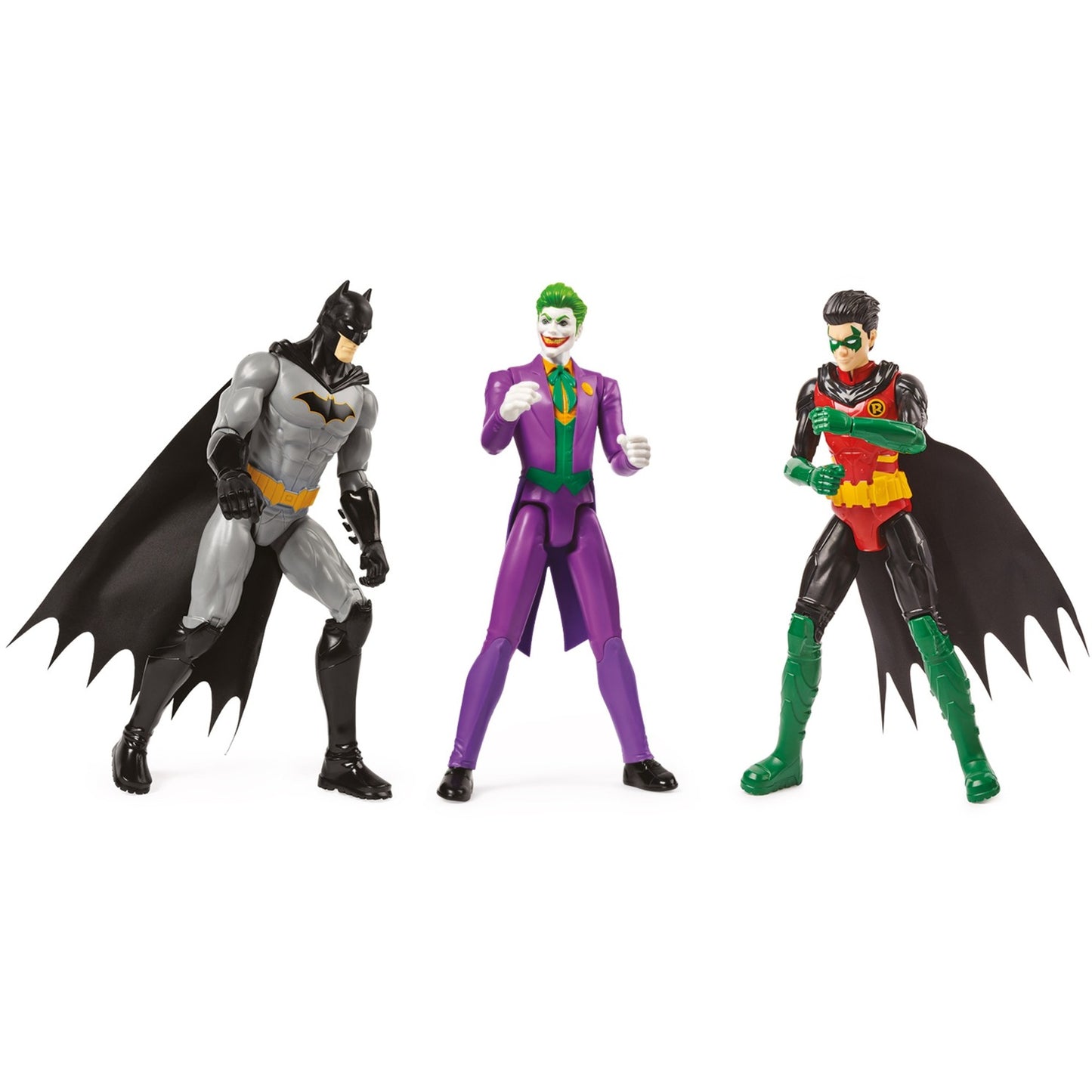 Spinmaster Batman 30 cm Figuren-Set aus Batman (Rebirth), Robin und Joker