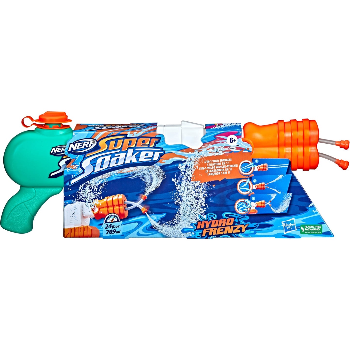 Hasbro Nerf Super Soaker Hydro Frenzy (türkis/weiss)