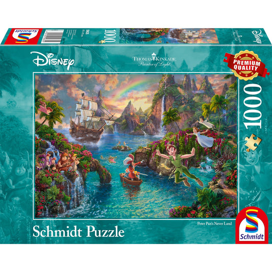 Schmidt Spiele Thomas Kinkade: Painter of Light - Disney, Peter Pan (1000 Teile)