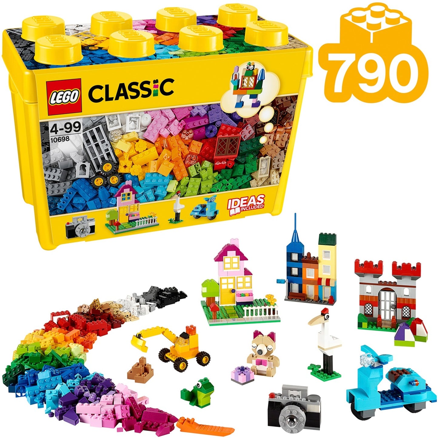 LEGO 10698 Classic Große Bausteine-Box, Konstruktionsspielzeug