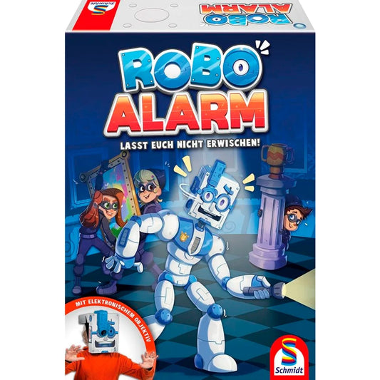 Schmidt Spiele Robo Alarm - Lasst euch nicht erwischen!, Partyspiel