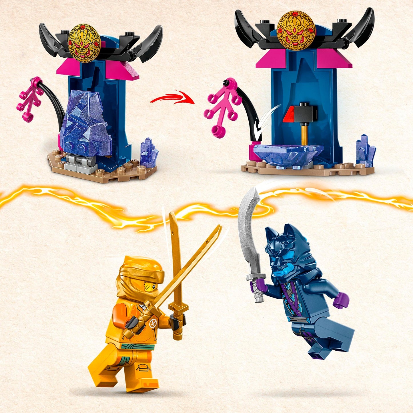 LEGO 71804 Ninjago Arins Battle Mech, Konstruktionsspielzeug