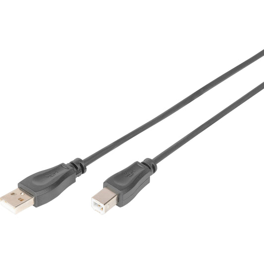 USB 2.0 Anschlusskabel USB-A (Stecker) > USB-B (Stecker)