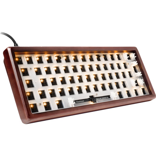 SKILLER SGK50 S4 Gen2 Wood Barebone, Gaming-Tastatur