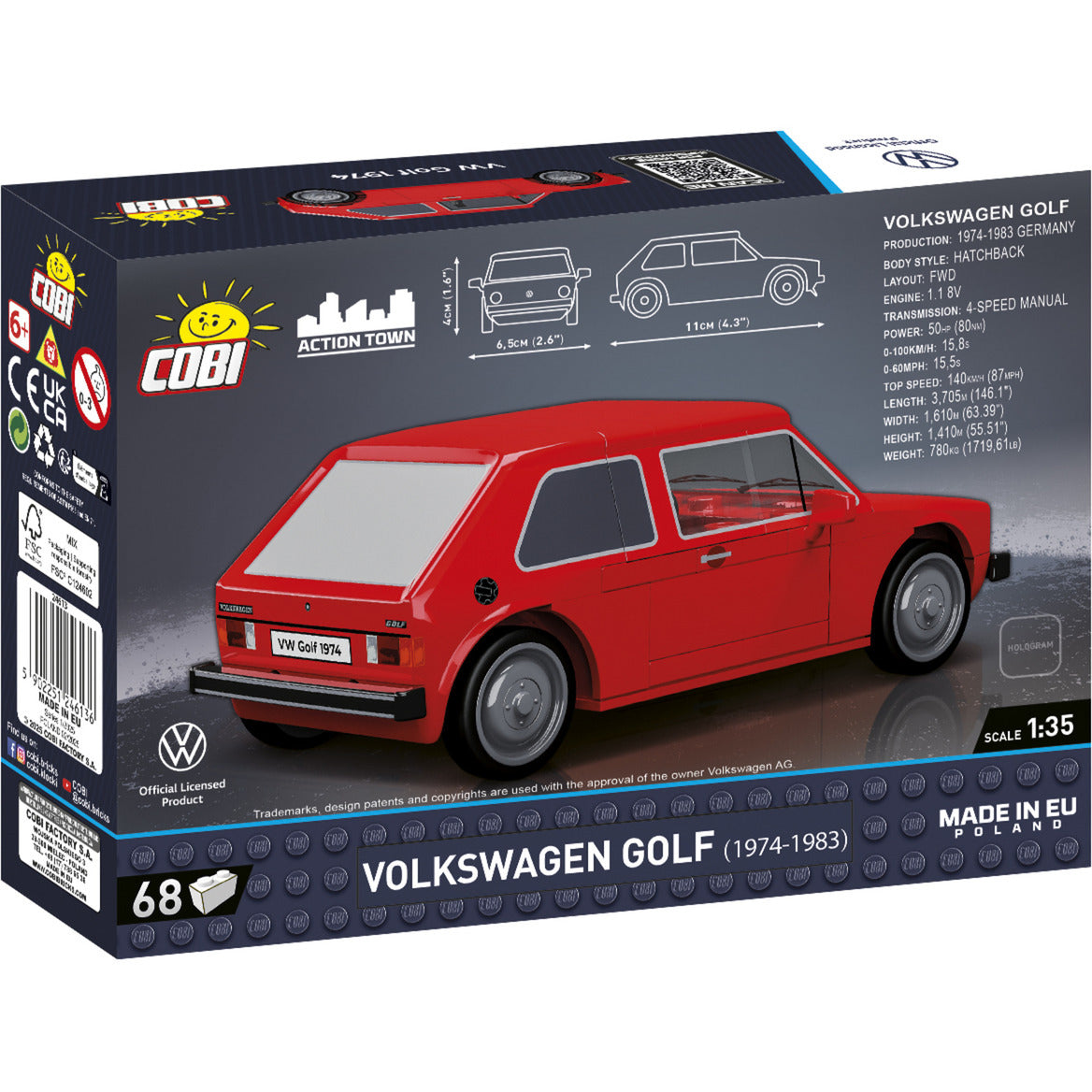 Volkswagen Golf (1974-1983), Konstruktionsspielzeug