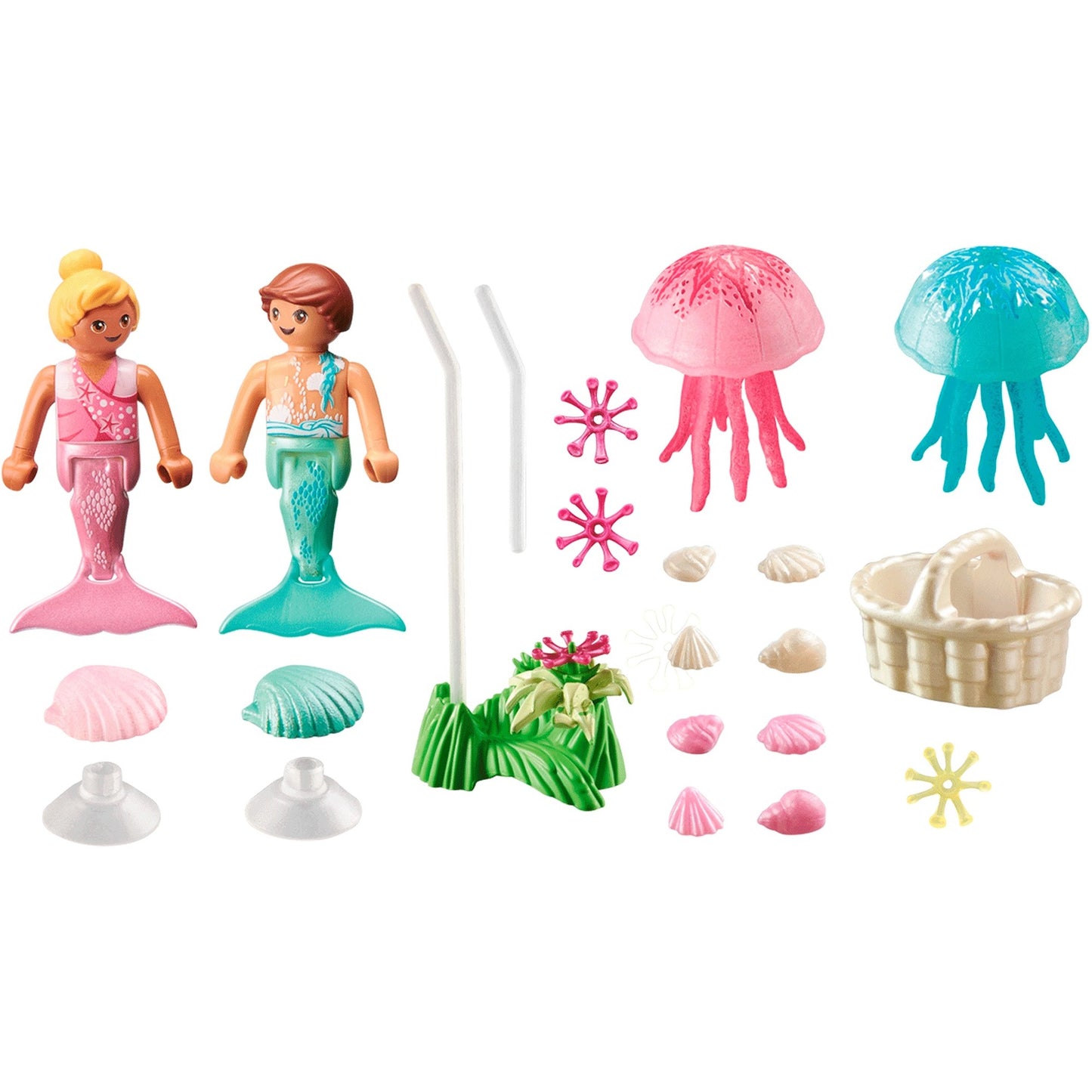 PLAYMOBIL 71504 Princess Magic Meerkinder mit Quallen, Konstruktionsspielzeug