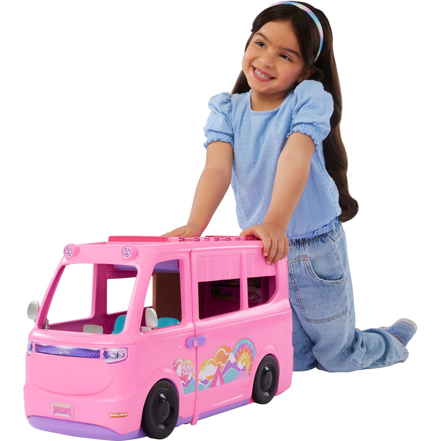 Barbie Super Abenteuer-Camper Spielset, Spielfahrzeug