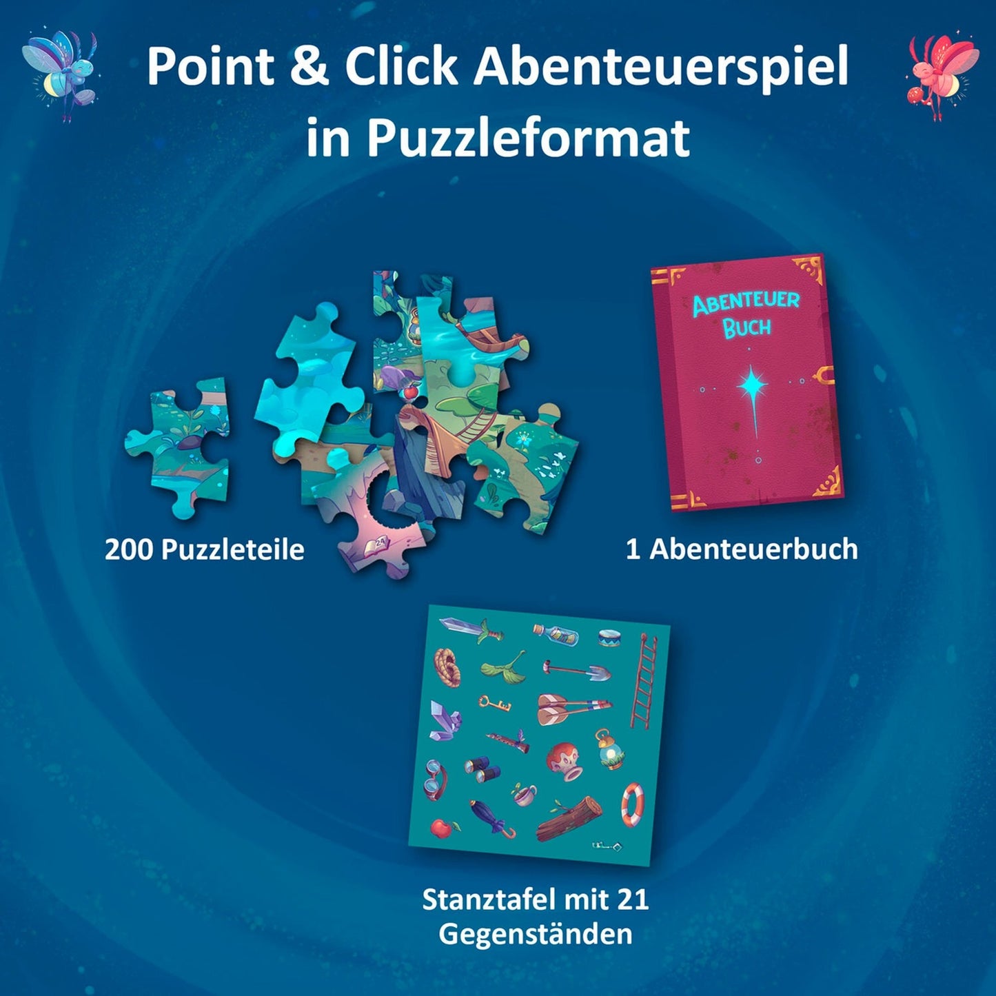 Kosmos Adventure Puzzle: Das Licht im Zauberwald (200 Teile)