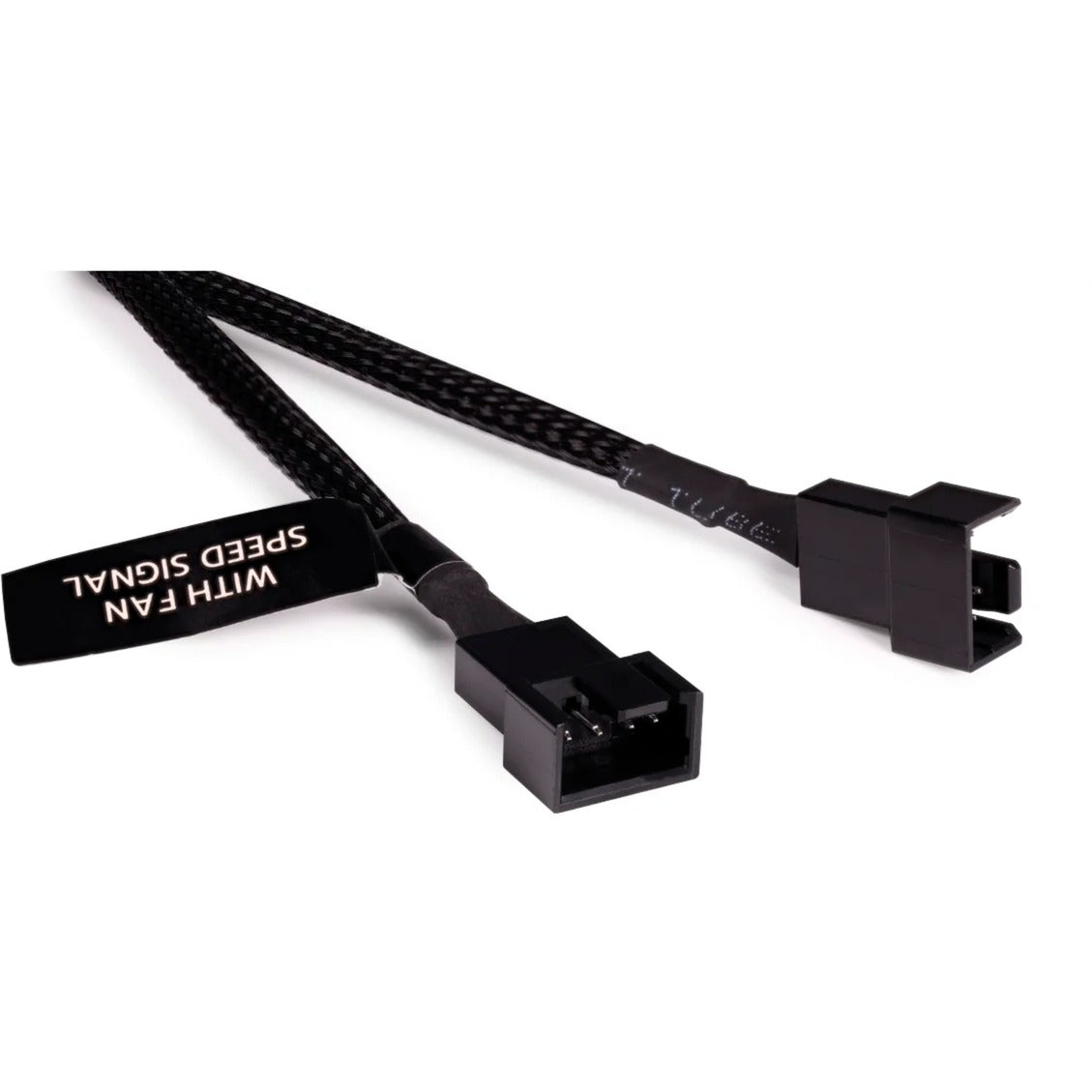 Alphacool Y-Kabelsplitter 4-Pin auf 3x 4-Pin PWM, 30cm (schwarz)