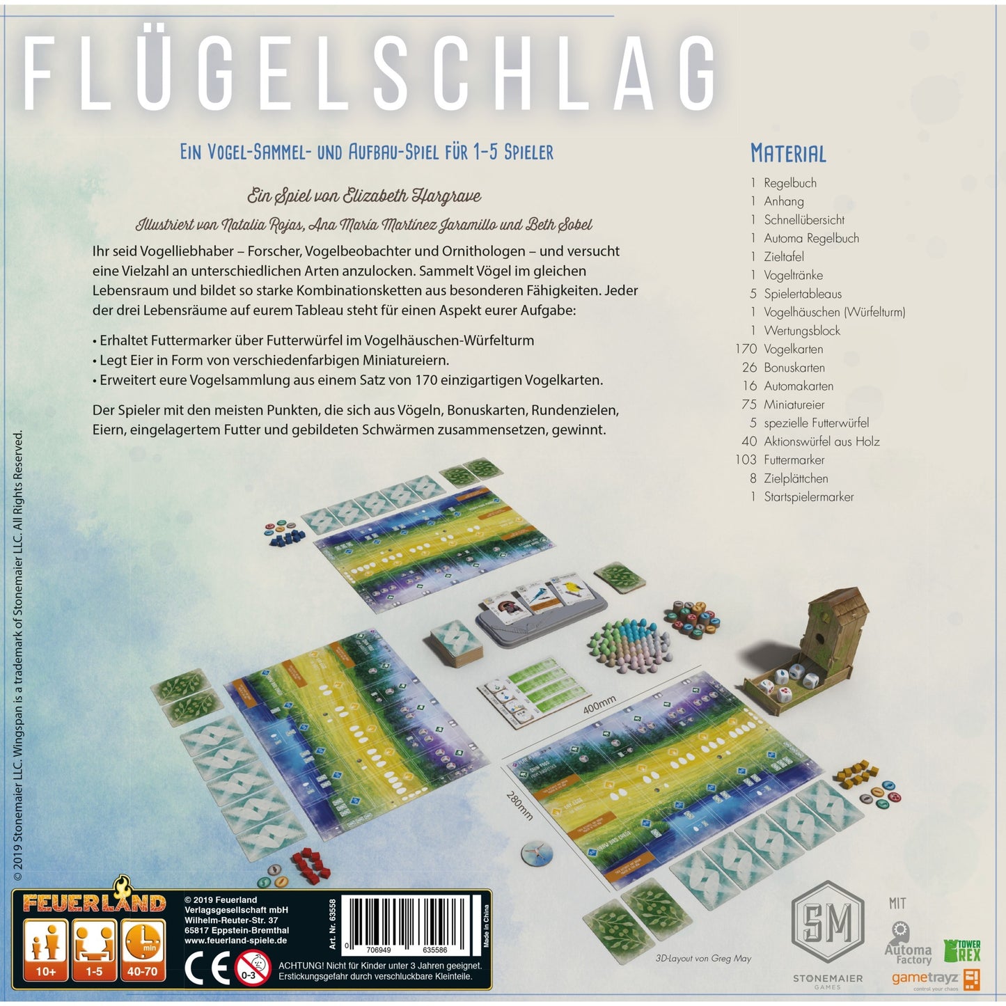 Pegasus Flügelschlag, Brettspiel