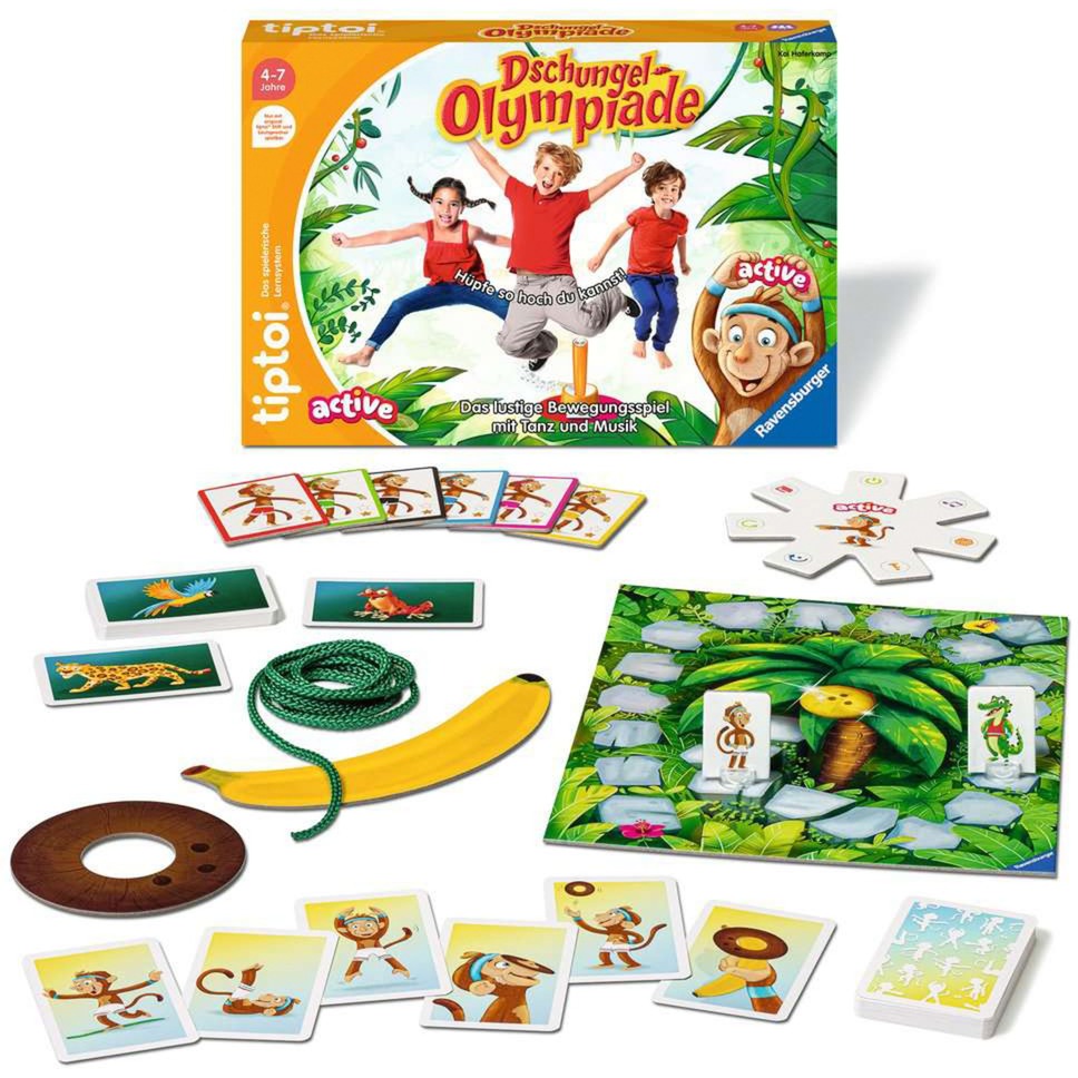 Ravensburger tiptoi ACTIVE Dschungel-Olympiade