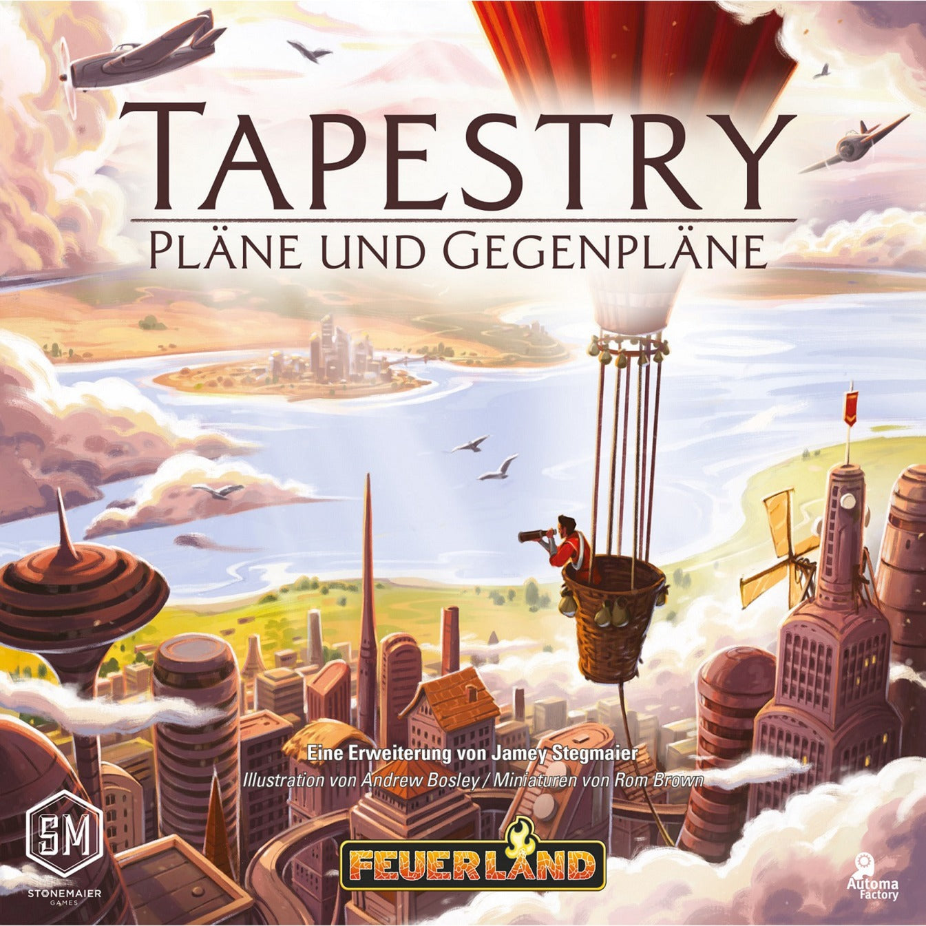 Pegasus Tapestry: Pläne und Gegenpläne, Brettspiel