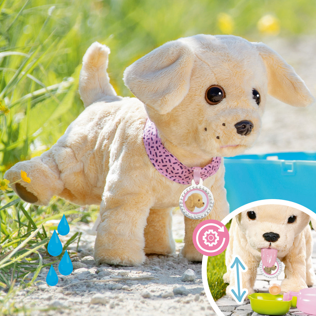 BABY born Mein Hund Lucky mit Box, Spielfigur
