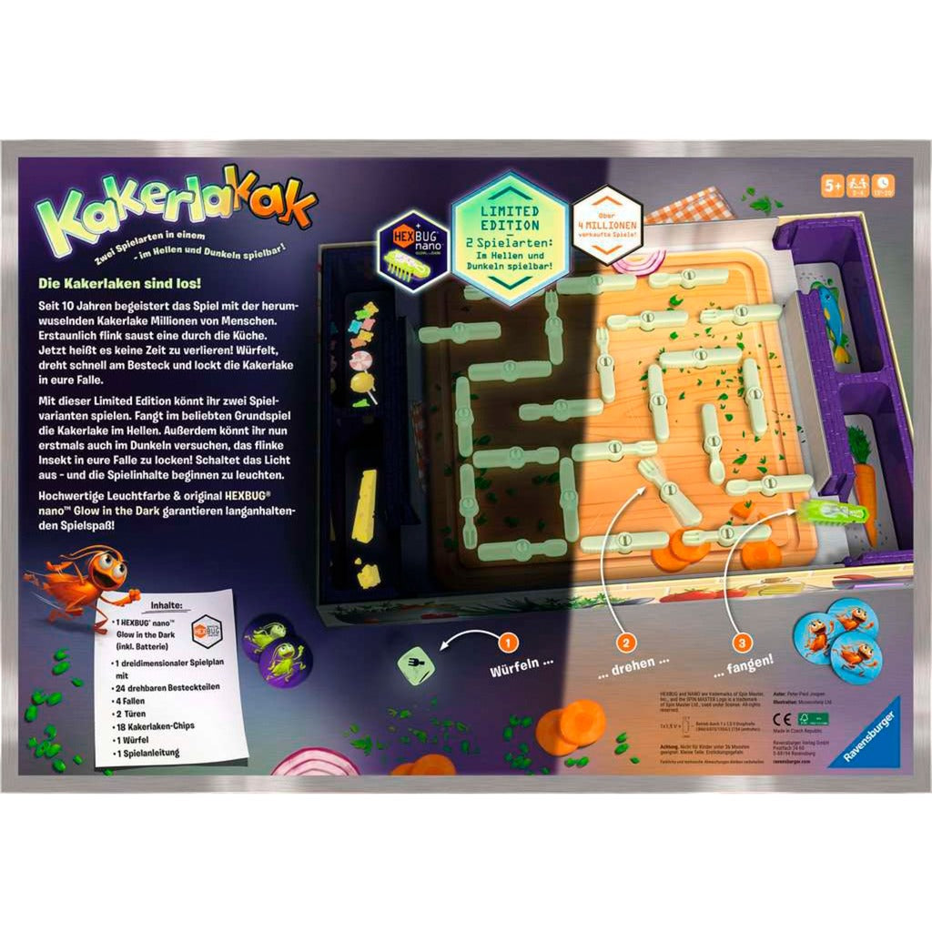 Ravensburger Kakerlakak Glow in the dark, Brettspiel