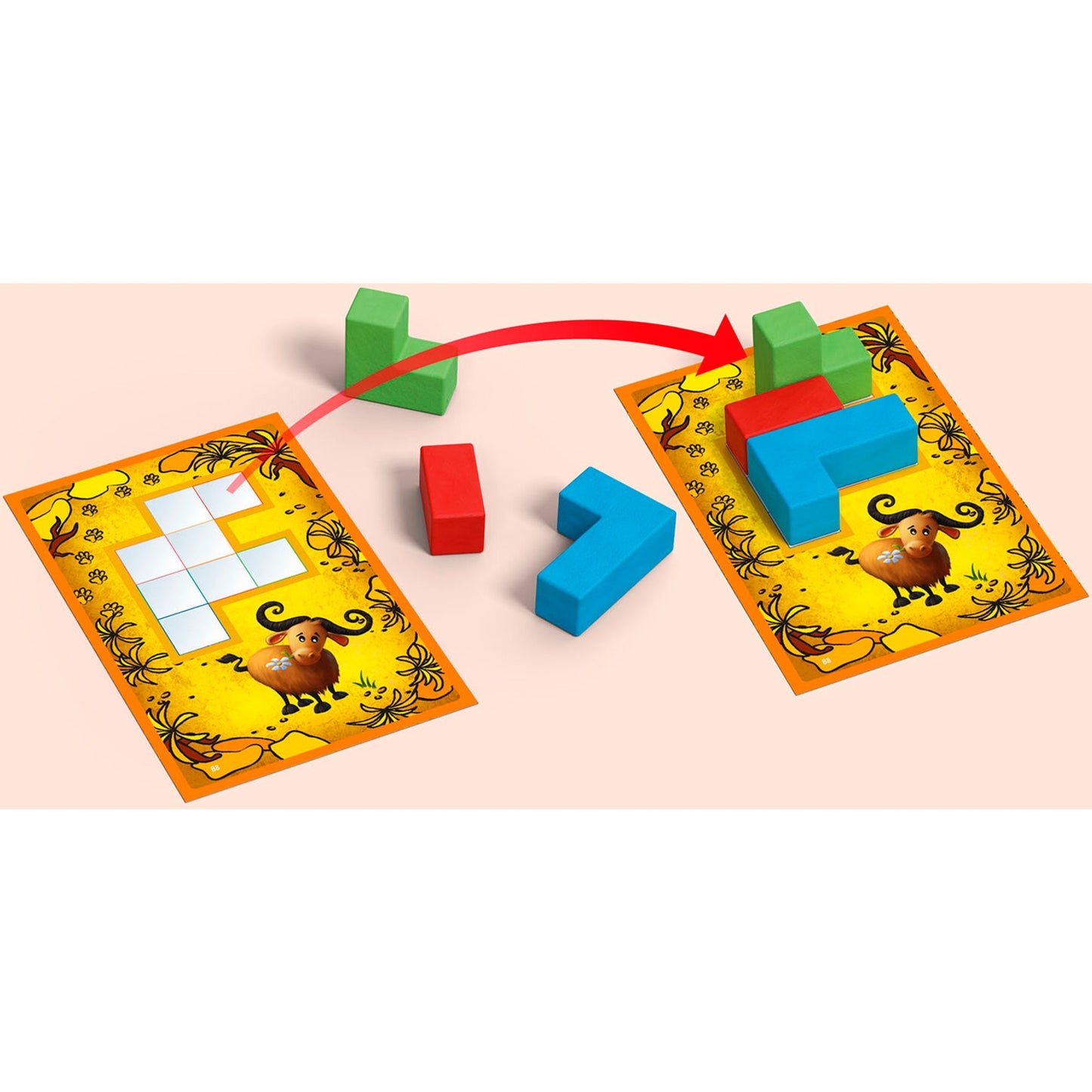 KOSMOS Ubongo Junior 3-D, Brettspiel