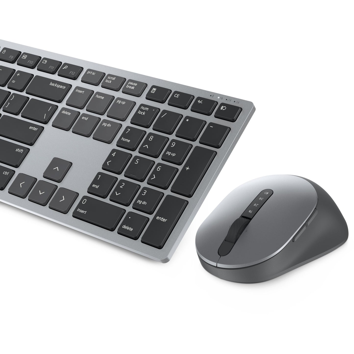 Dell Premier-Mehrgeräte-Wireless-Tastatur und -Maus (KM7321W) (titan/schwarz, DE-Layout, Scherenmechanik)