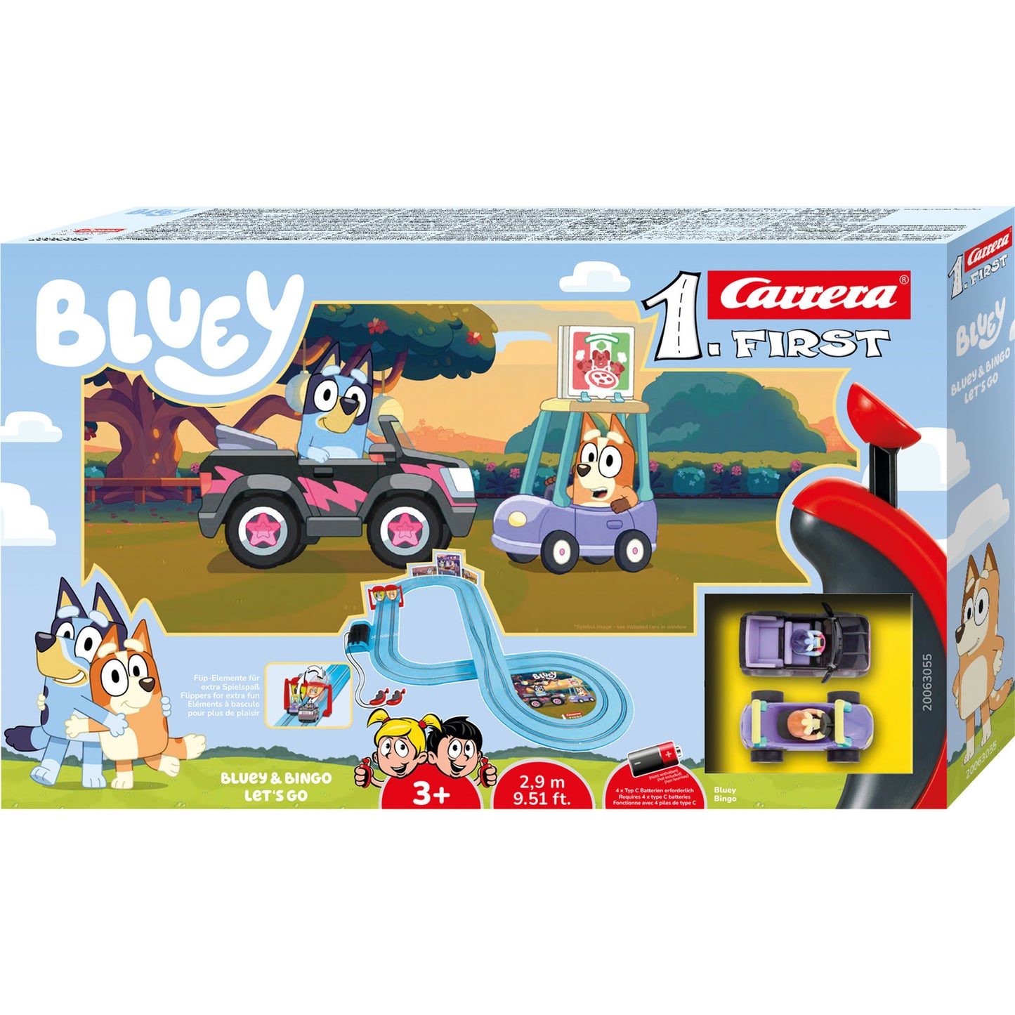 FIRST Bluey & Bingo - Lets Go, Rennbahn