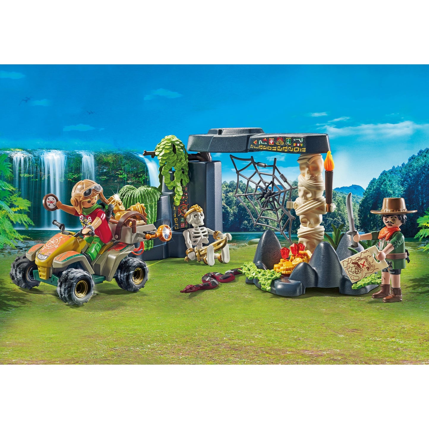 PLAYMOBIL 71454 Sports & Action Schatzsuche im Dschungel, Konstruktionsspielzeug