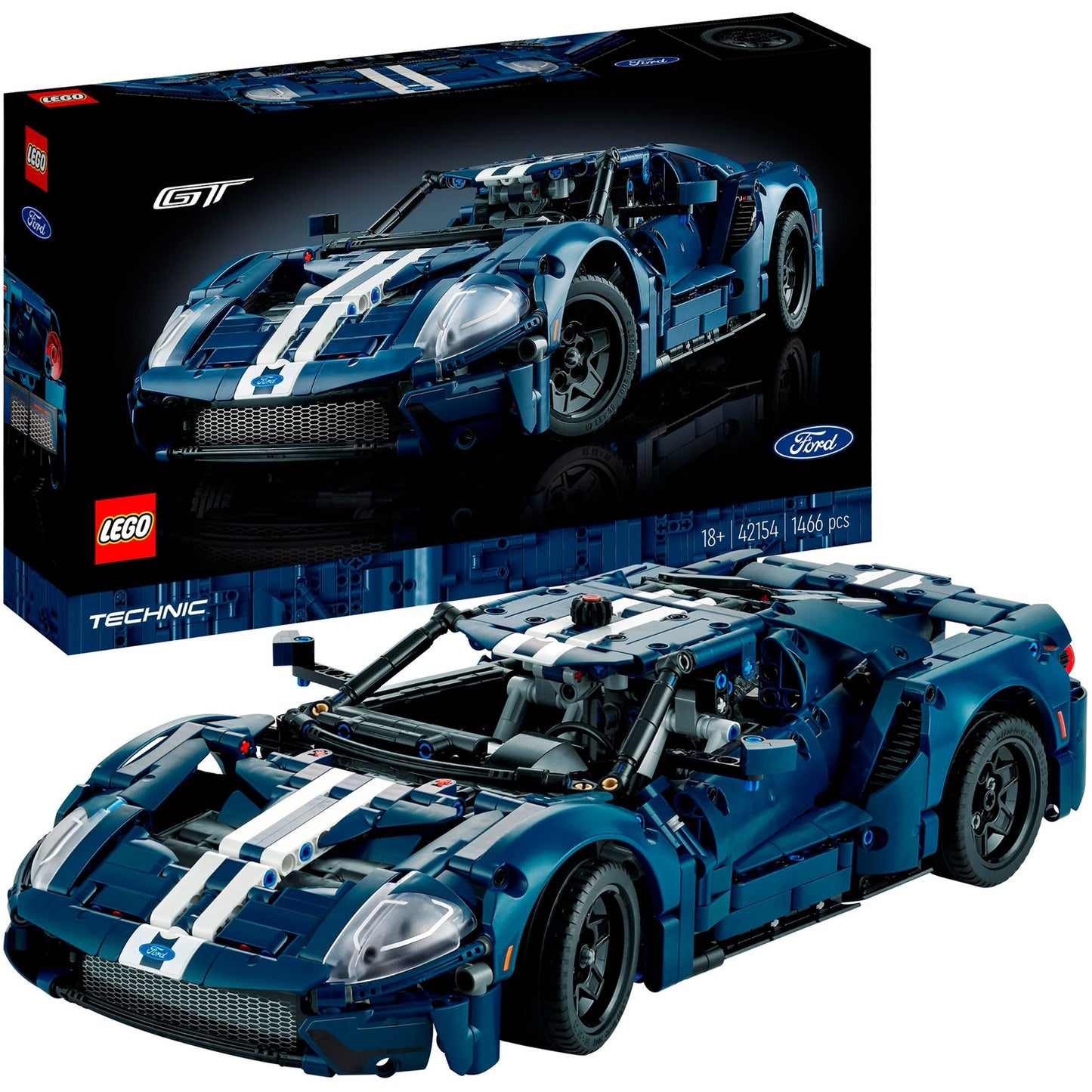 LEGO 42154 Technic Ford GT 2022, Konstruktionsspielzeug