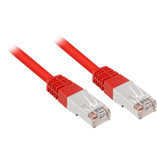 Sharkoon Patchkabel RJ45 Cat.5e SFTP (rot, 10 Meter)