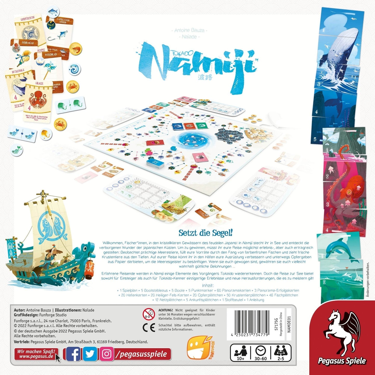 Namiji, Brettspiel