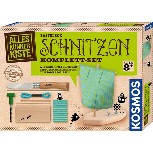 KOSMOS Schnitzen Komplett-Set, Basteln