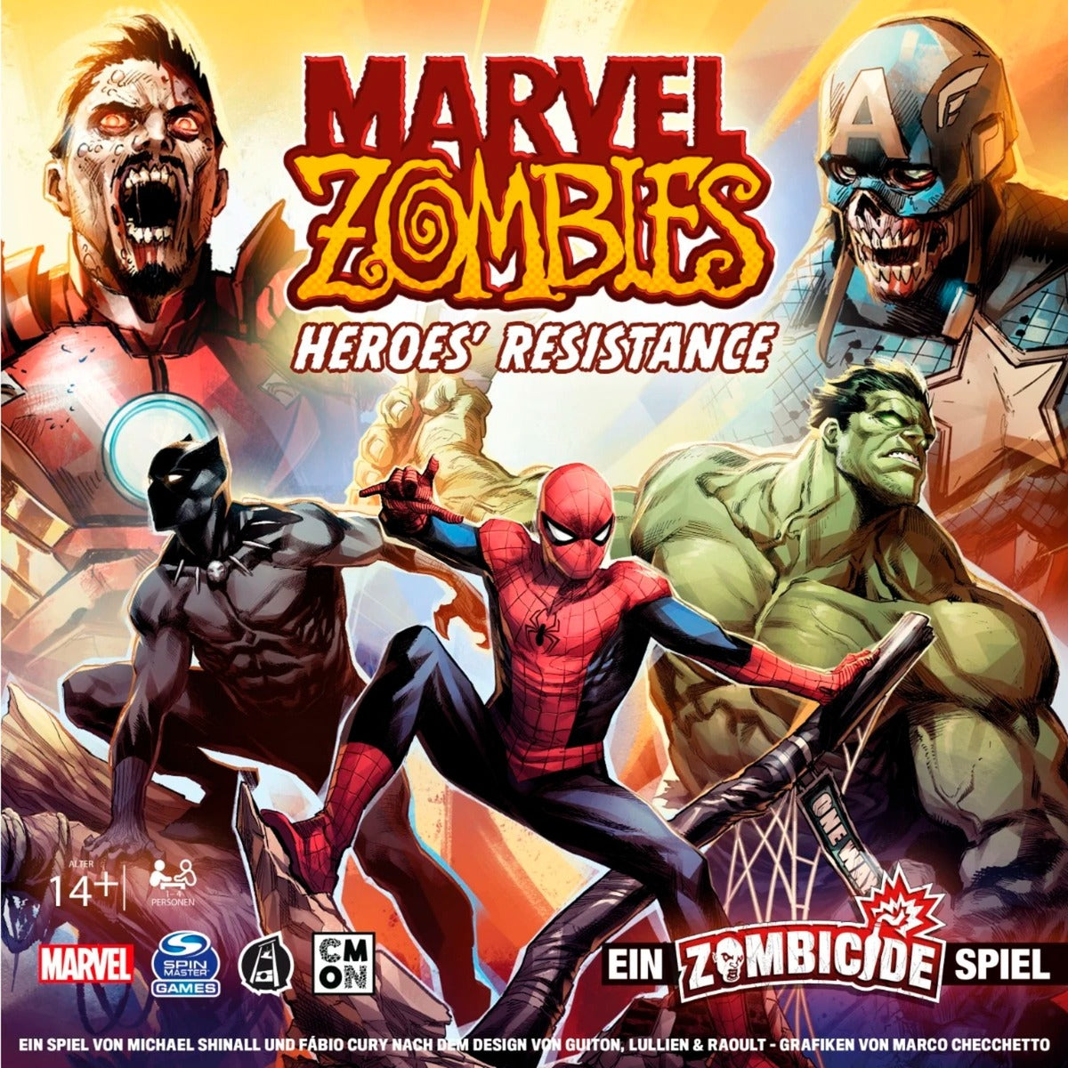 Asmodee Marvel Zombies Heroes' Resistance - Ein Zombicide-Spiel, Brettspiel