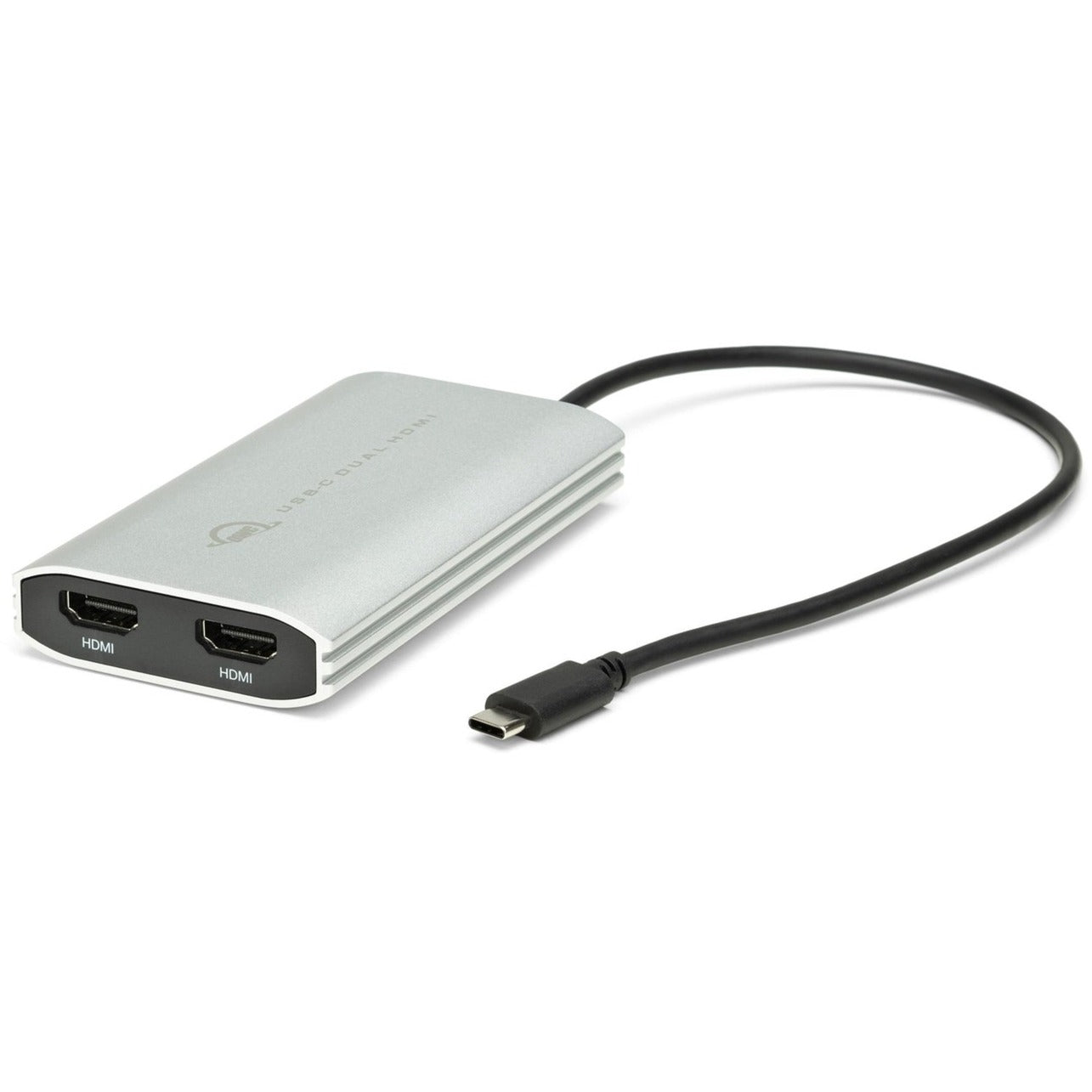 OWC Adapter Thunderbolt 3 > Dual HDMI 4K (silber/schwarz, 26cm, mit DisplayLink)