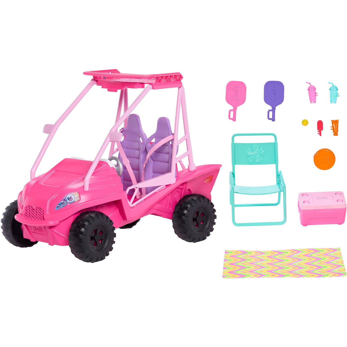 Barbie Mysteries Beach Detectives Ultimativer Strand-Buggy, Spielfahrzeug