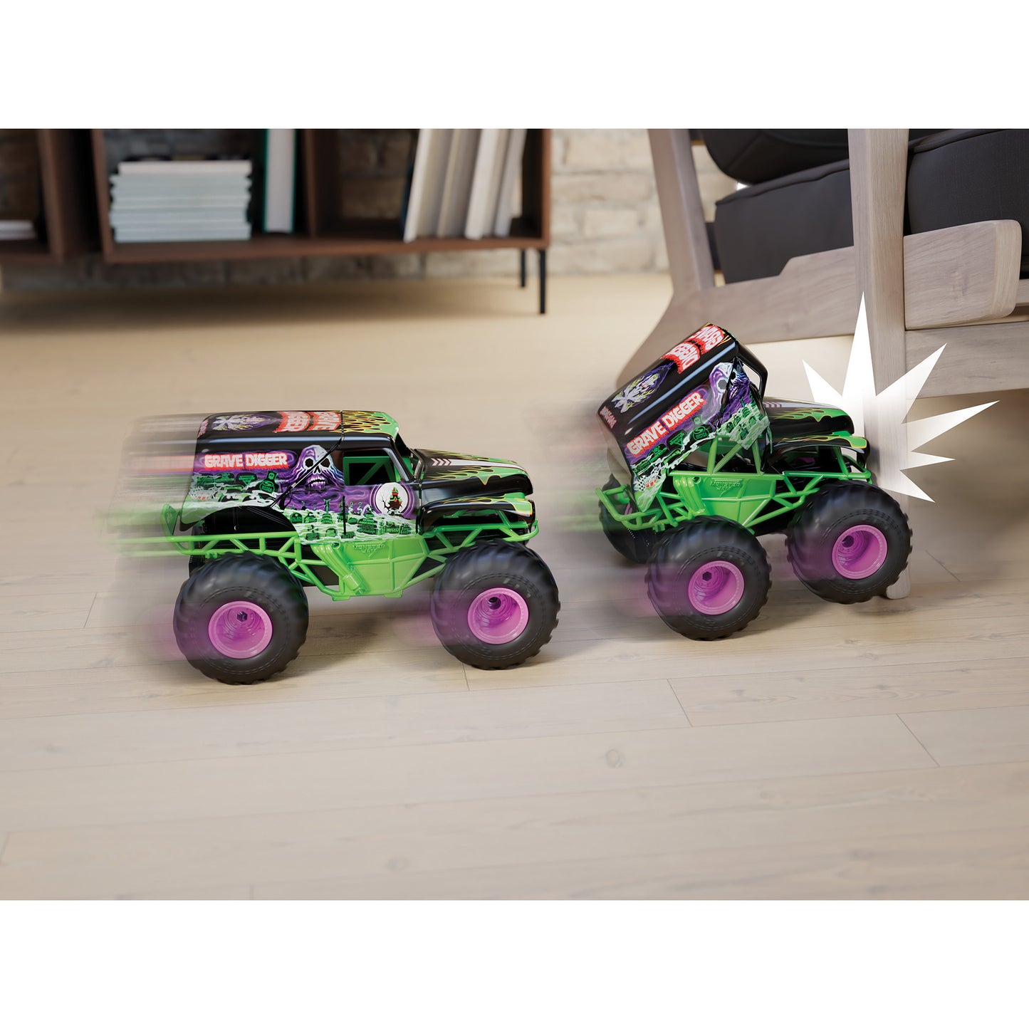 Monster Jam - Smash 'n Bash Grave Digger,, RC