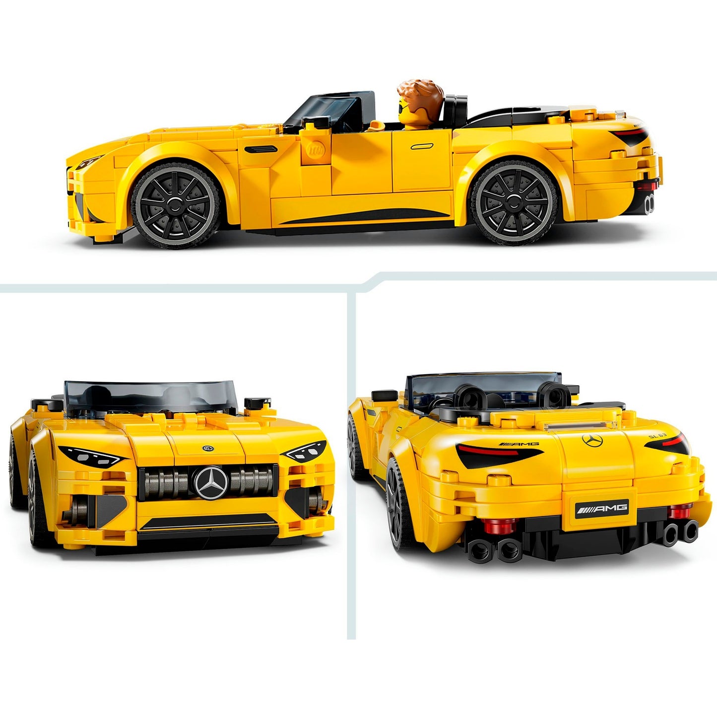 LEGO 76924 Speed Champions Mercedes-AMG G 63 & Mercedes-AMG SL 63, Konstruktionsspielzeug