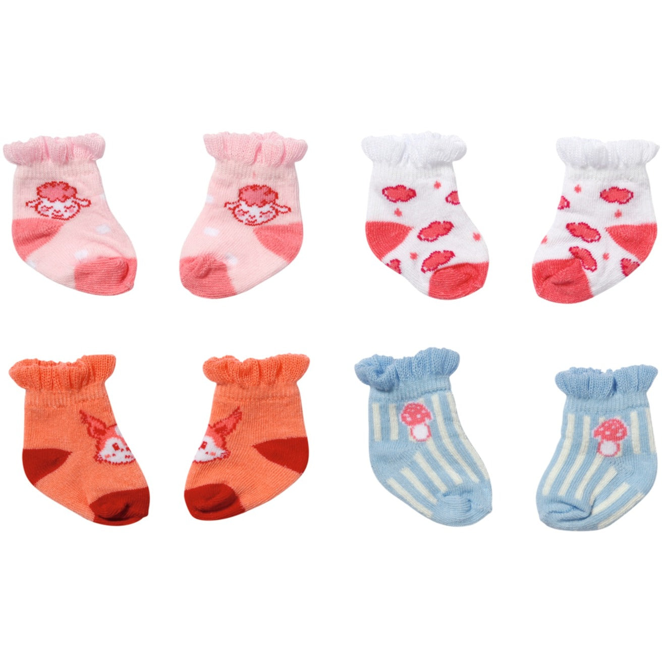 ZAPF Creation Baby Annabell® Socken 2er-Pack (sortierter Artikel, 43 cm, zwei Paar)