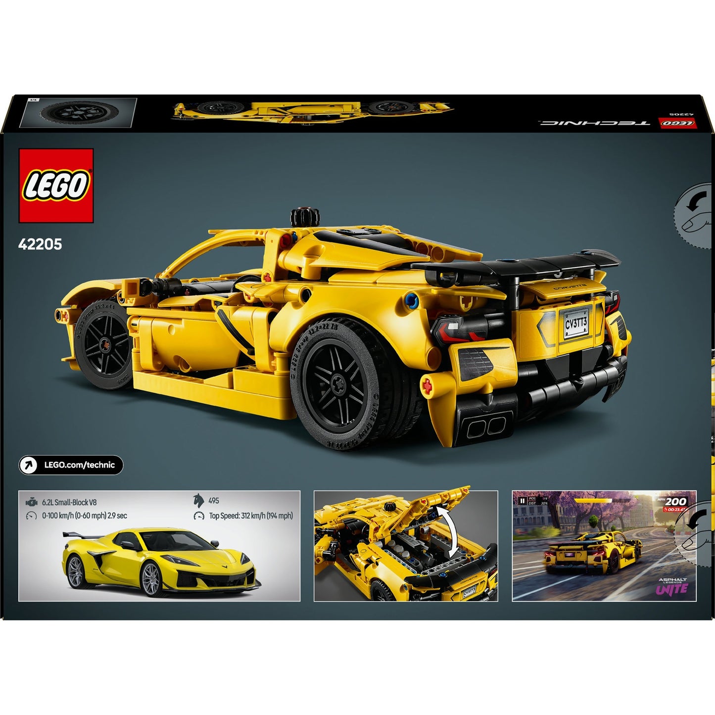 42205 Technic Corvette Stingray, Konstruktionsspielzeug