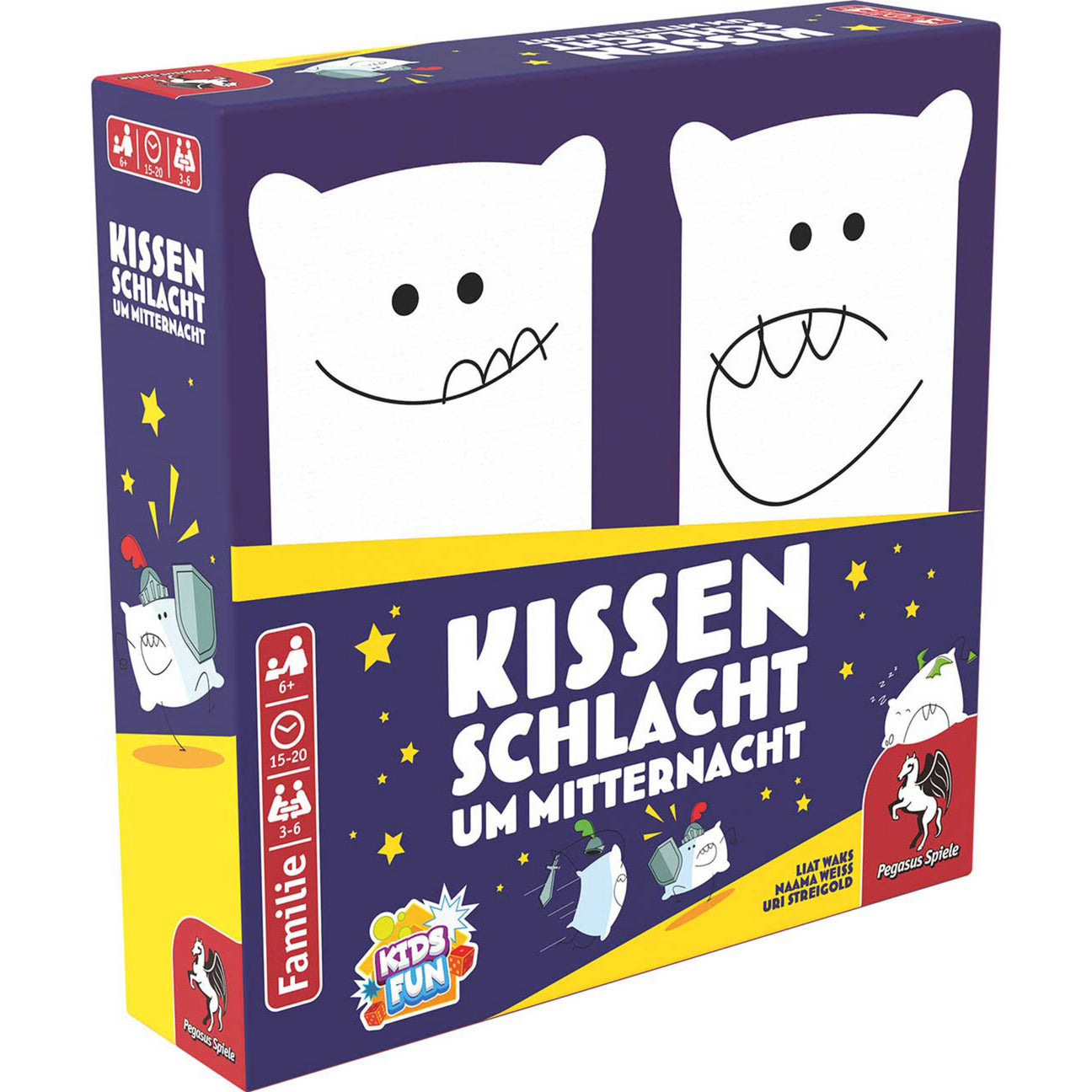 Kissenschlacht um Mitternacht, Gesellschaftsspiel